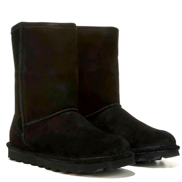 Bearpaw Women's Elle Short Waterproof Suede Mid-Calf Snow Winter Boots NEW - Picture 13 of 14